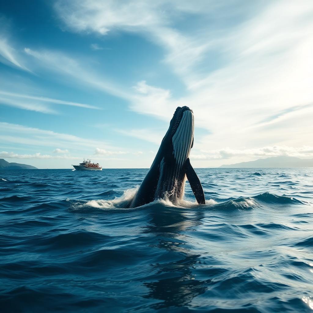 Whale watching tour experience